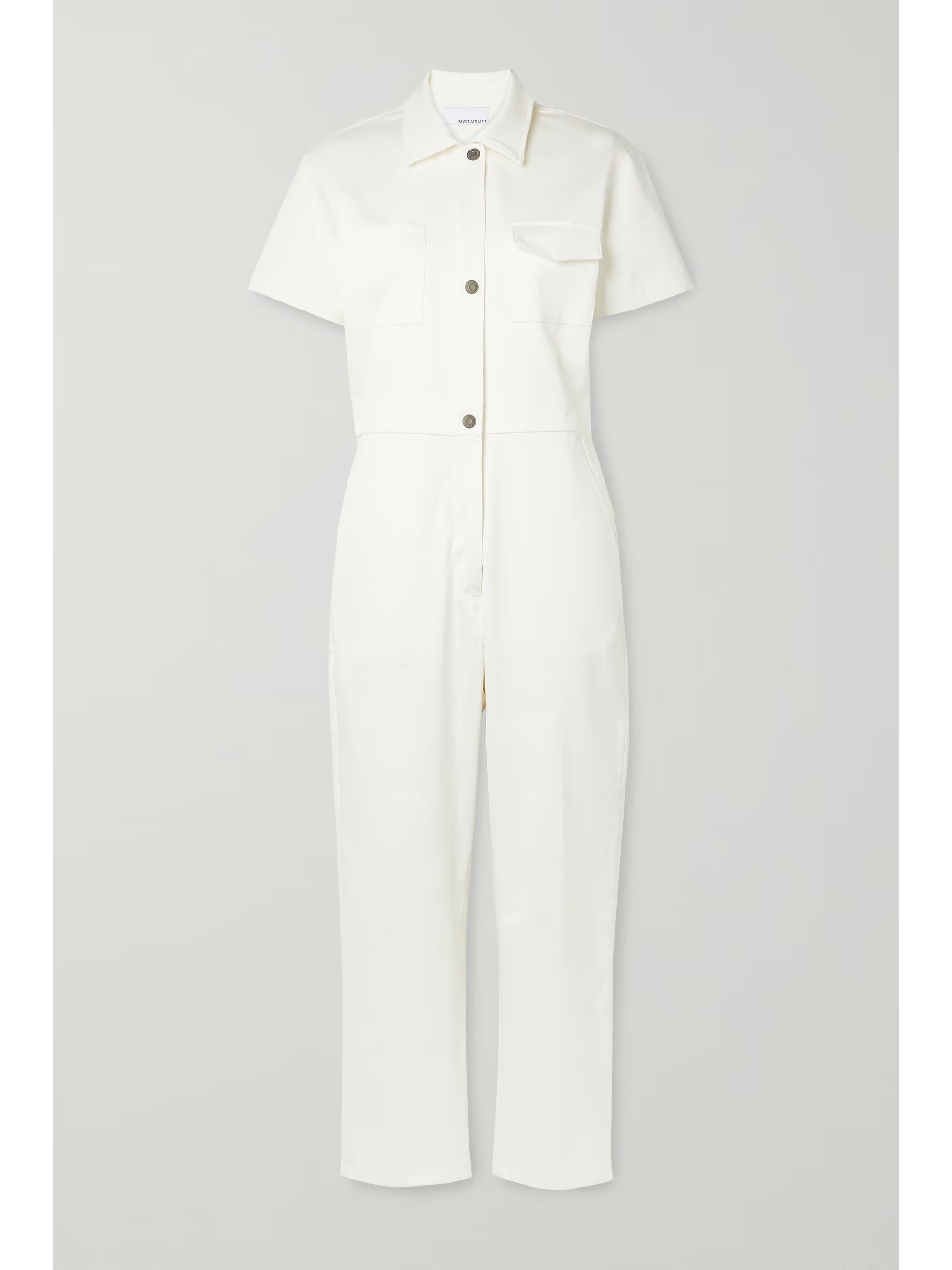 White Worker corduroy jumpsuit | RIVET UTILITY | NET-A-PORTER | NET-A-PORTER (UK & EU)