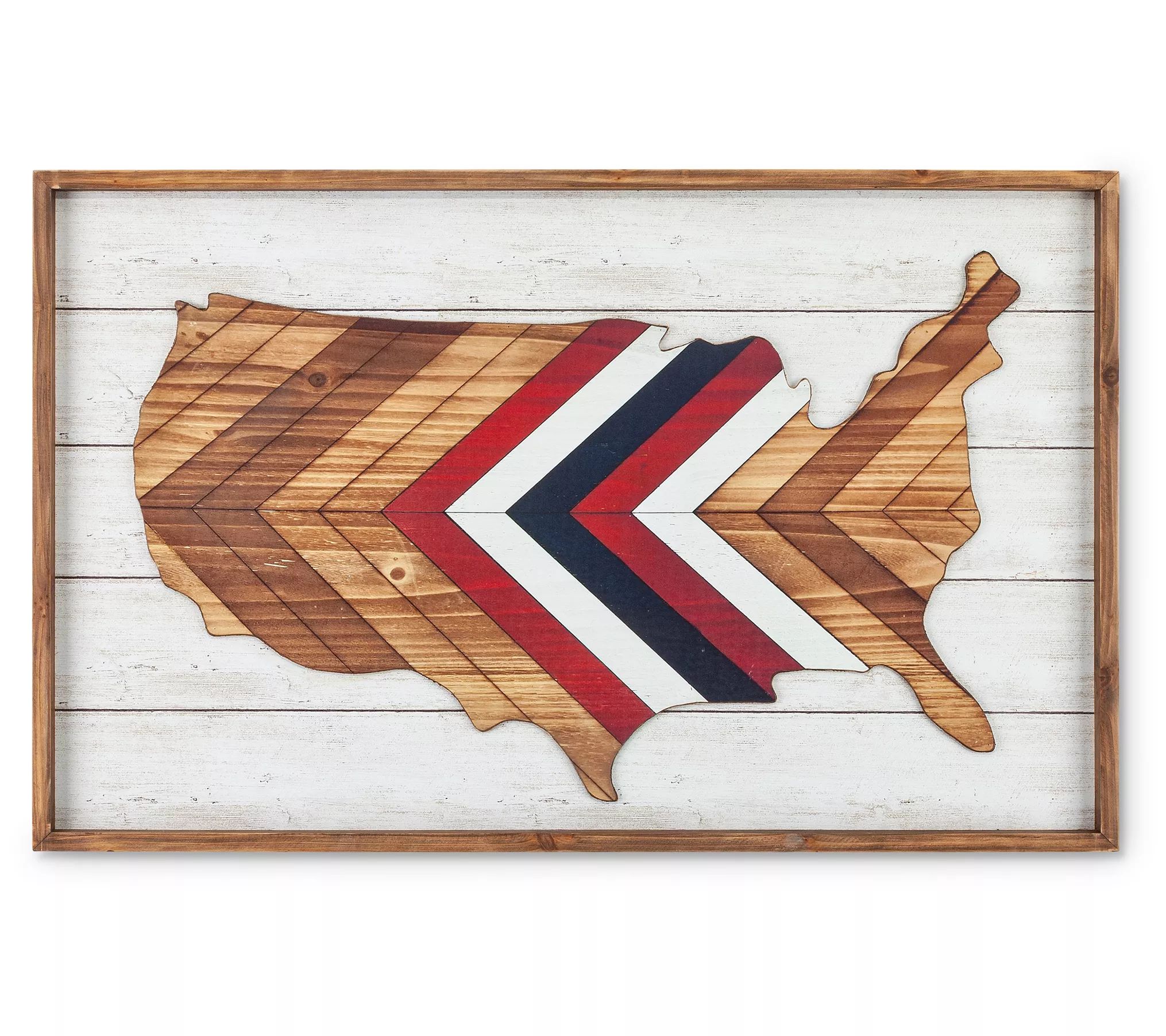 Wooden America Map Wall Decor by Gerson Co. | QVC