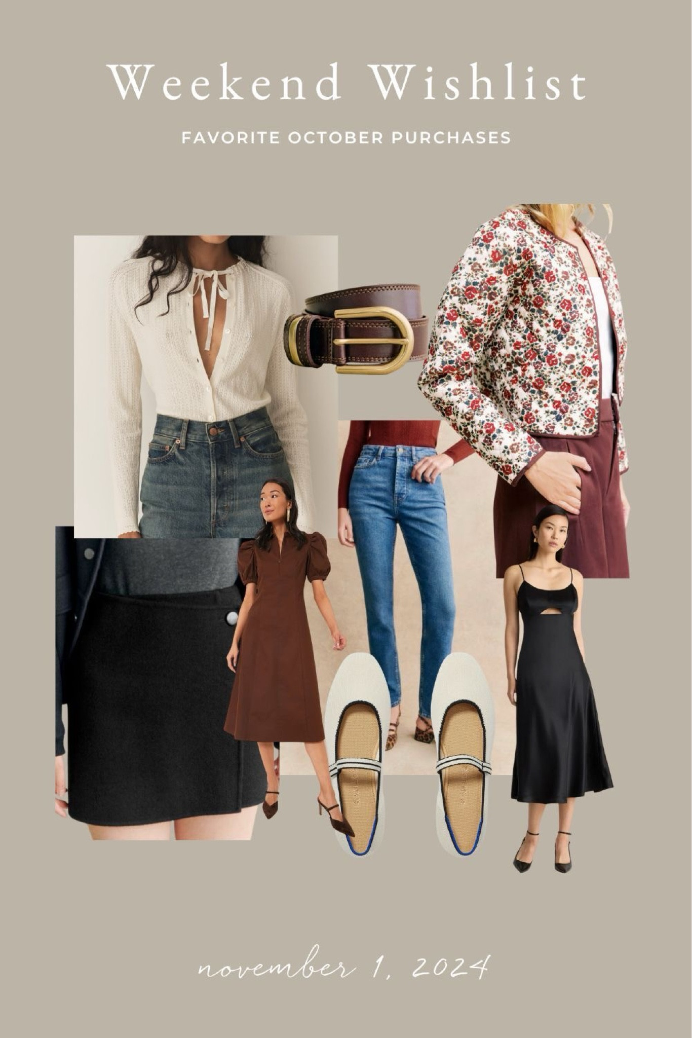 Favorites from October including the perfect skirt for fall, a classic everyday belt, my new go-to jeans, and some pieces perfect for Thanksgiving! 

#LTKHoliday #LTKSeasonal #LTKStyleTip