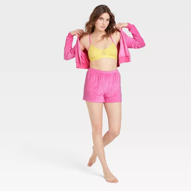 Women's Loop Terry Lounge Shorts - Colsie™ | Target