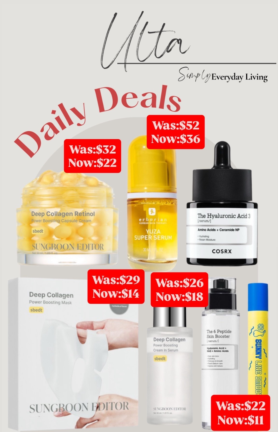 Ulta daily deals! Today only!

#LTKSaleAlert