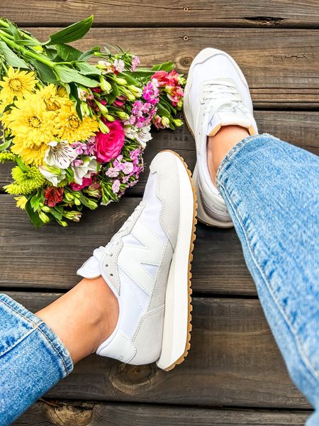 These neutral sneakers are my favorite to wear right now. They look cute with jeans & shorts too. TTS! 

#LTKfindsunder100 #LTKshoecrush