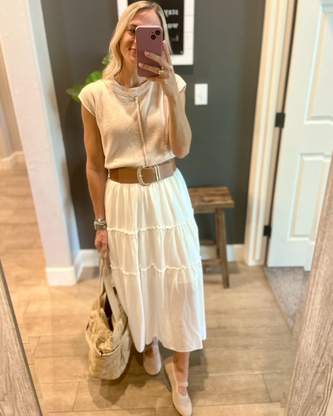 Neutral teacher outfits, fall workwear 