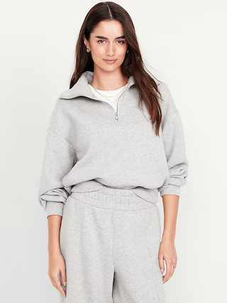 Bounce Fleece Half-Zip Pullover Sweatshirt | Old Navy (US)