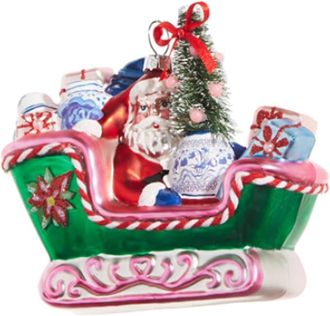 RAZ Imports Chinoiserie Sleigh Ride Ornament, | Amazon (US)