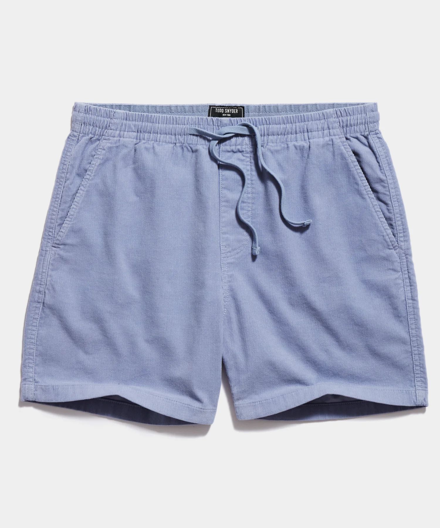 5" Washed Corduroy Weekend Short in Blue Willow | Todd Snyder