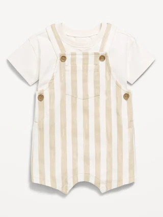 Short-Sleeve T-Shirt and Shortalls Set for Baby | Old Navy (CA)