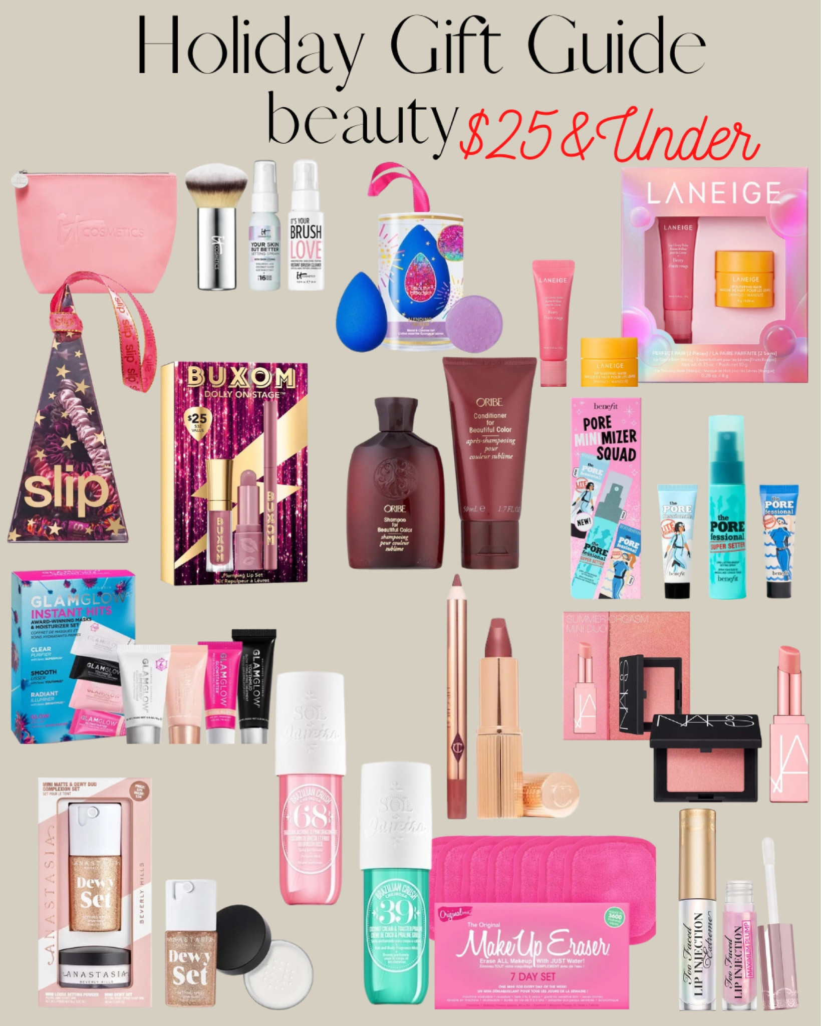 Beauty Gift Guide Under $25 ✨🎄
Gift Guide 
Holiday Gifts 
Gifts for her
Sale
Cyber sale
Cyber week

#LTKSeasonal #LTKHoliday #LTKGiftGuide