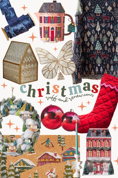 Christmas decor / Christmas stocking / Christmas blanket / Christmas home / holiday decor / tree topper / anthro Christmas

#LTKGiftGuide #LTKHoliday #LTKSeasonal