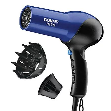 Conair 1875 Watt Turbo Hair Dryer Blue/Black | Walmart (US)