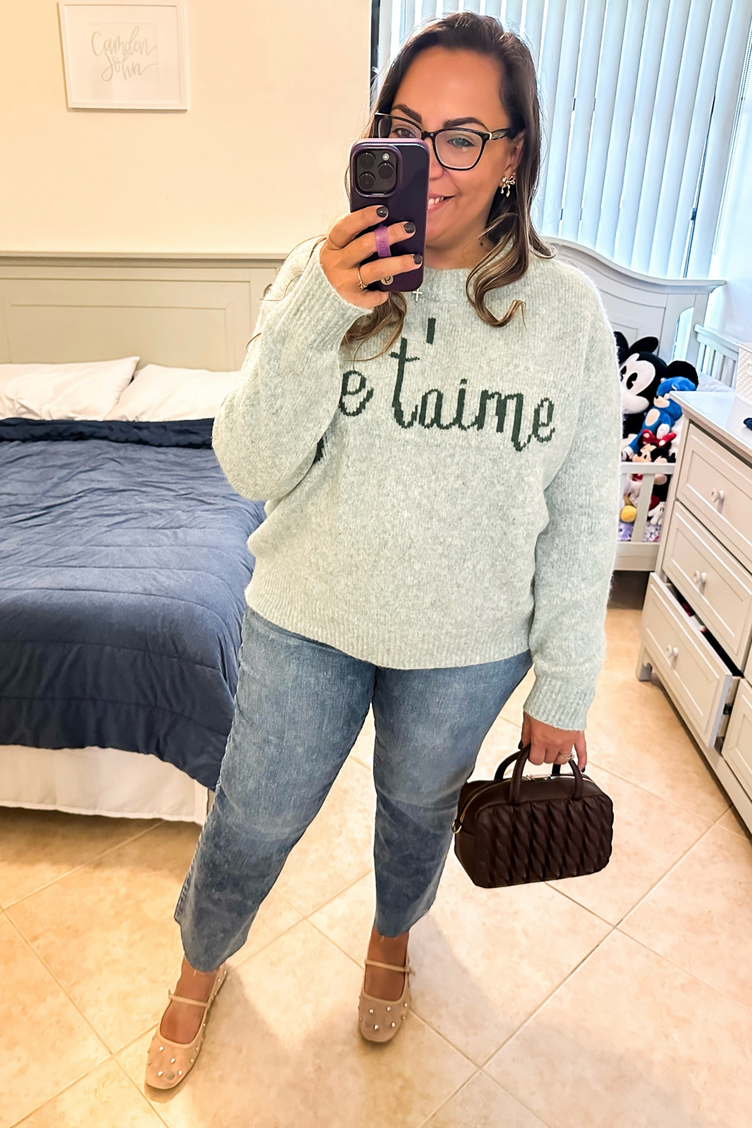 • sweater - Shop Talulah 
• jeans - Wit & Wisdom
• shoes - Target
• purse - Target
• earrings - Amazon 
• ring - Electric Picks
• necklace - Kendra Scott
• watch - Invicta 

#LTKFindsUnder50 #LTKOver40 #LTKMidsize