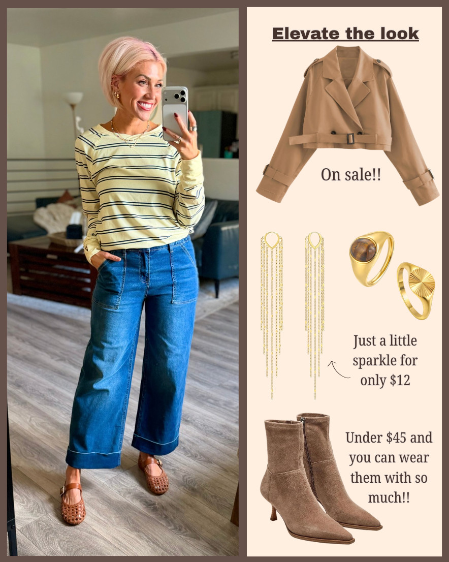 Elevate this look for fall with these chic finds!! These boots are so versatile! 

 #LTKootd #LTKSeasonal