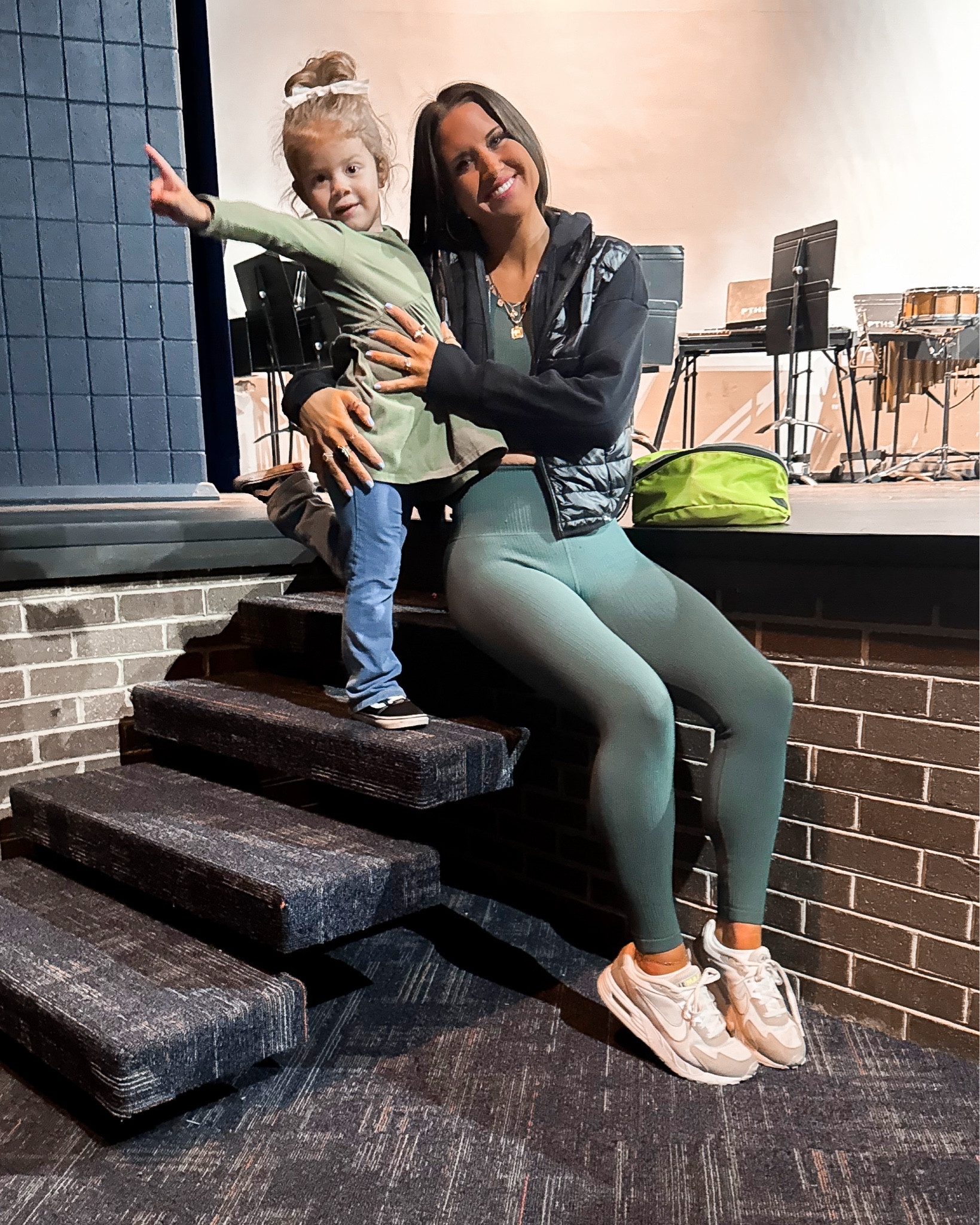 Sundays are spent on the mat and these are our uniform colors 🤘🏼💚🤼 | wearing all Target for both me and my girl | Nike air max shoes | freepeople bag and charm necklace | toddler fashions 
#targetgirls #activewearfashion #outfitlook #toddlergirls #toddlerfashion 

#LTKActive #LTKFindsUnder50 #LTKKids