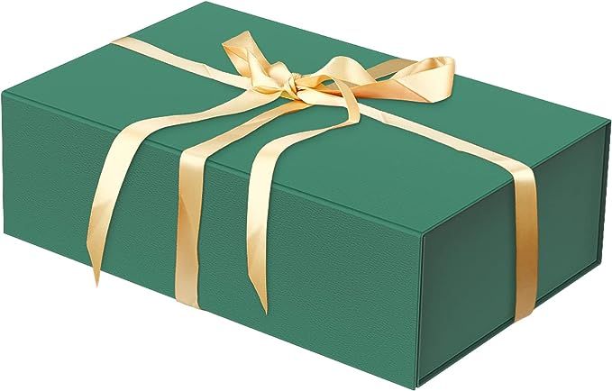 Luxury Large Gift Box 13.8x9x4.3 Inches Storage Box Ribbon Magnetic Closure for Luxury Packaging ... | Amazon (US)