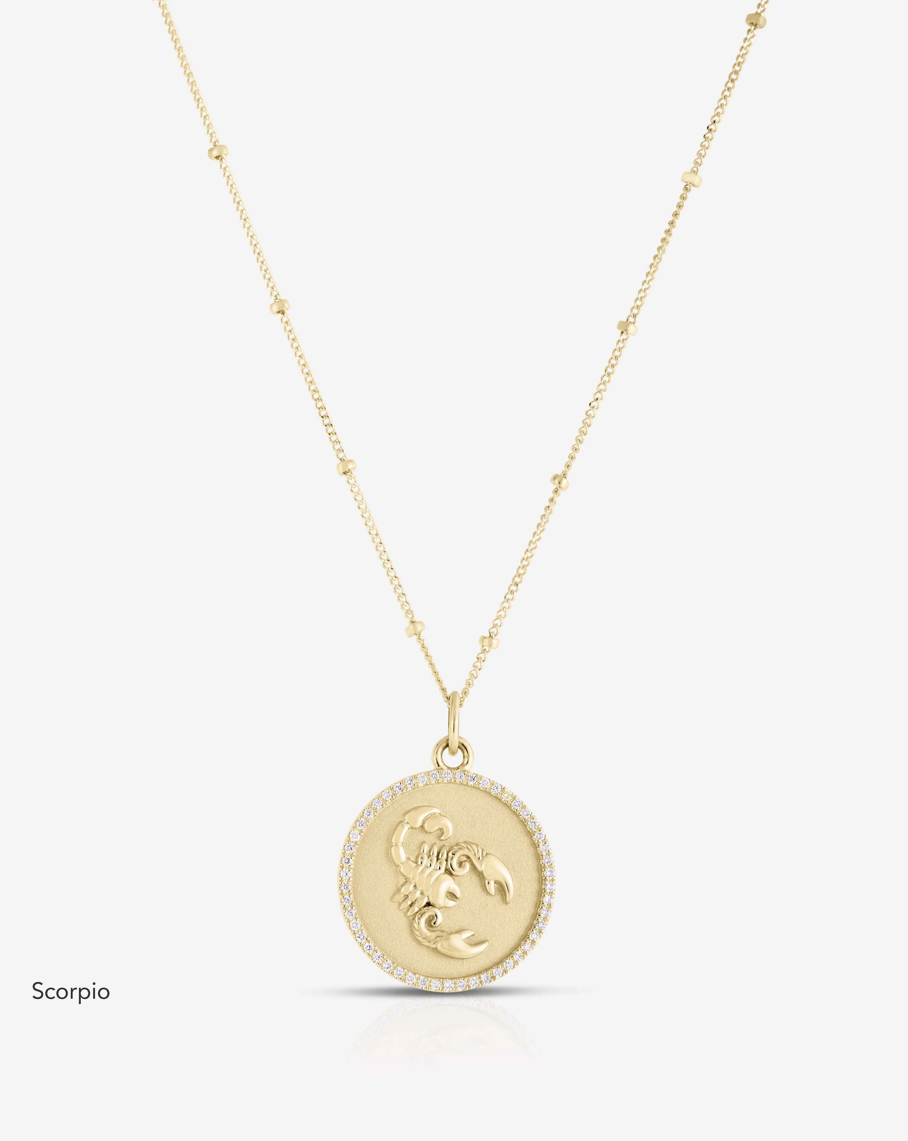 Zodiac Medallion Necklace | Ring Concierge