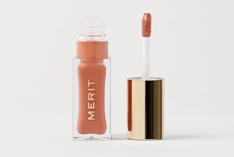 Merit Shade Slicks Classics Tinted Lip oil (Au Natural- warm blush, Full Size) | Amazon (US)