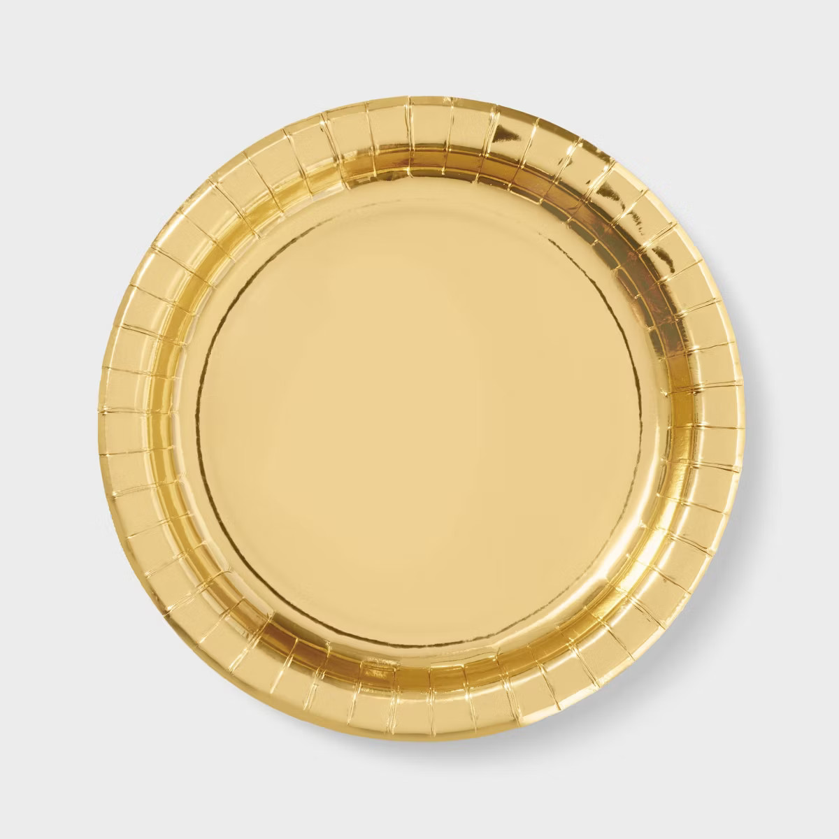 20ct 8.5" Disposable Metallic Plates Gold - Spritz™ | Target