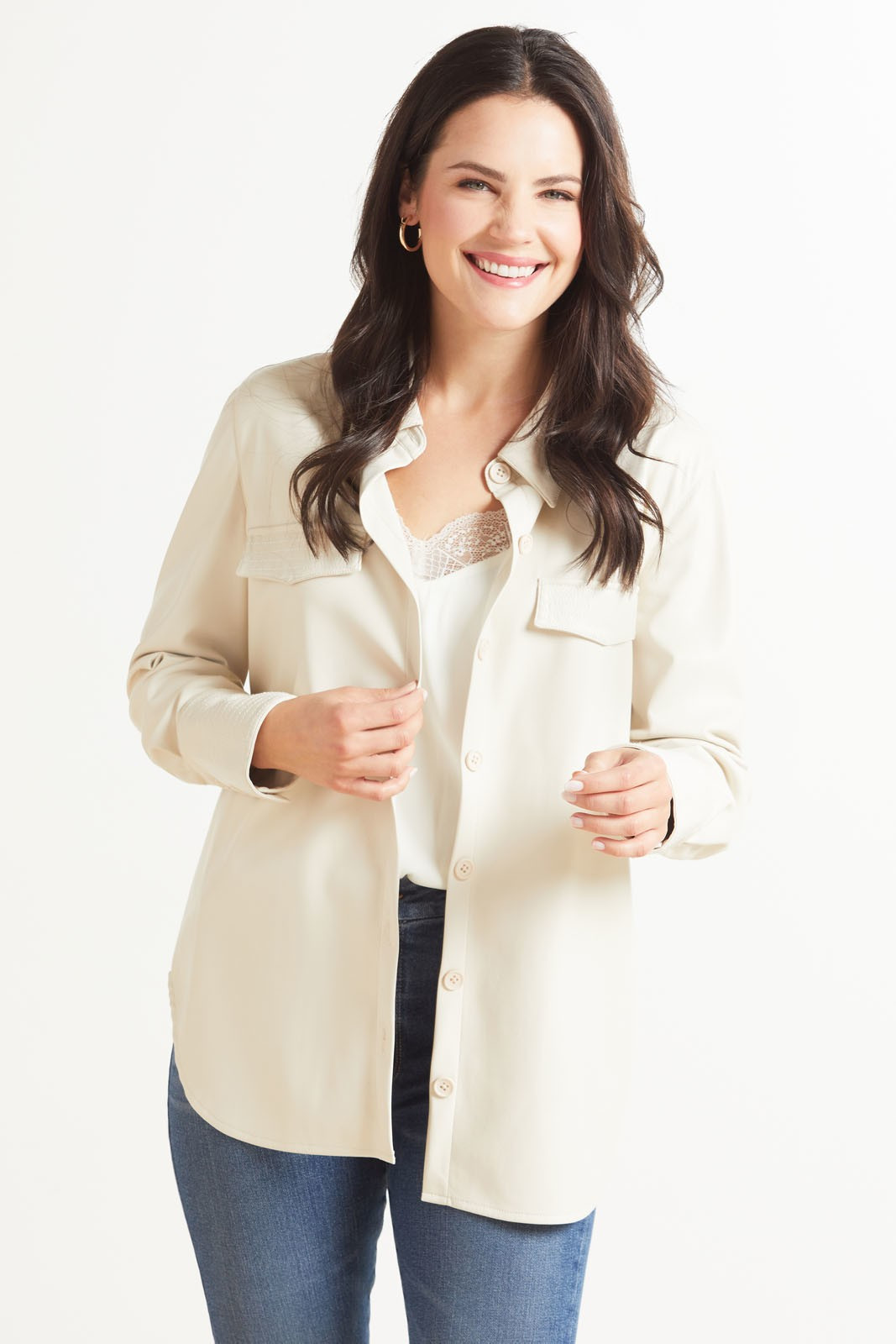 BB DAKOTA Old Town Road Vegan Shacket | EVEREVE | Evereve