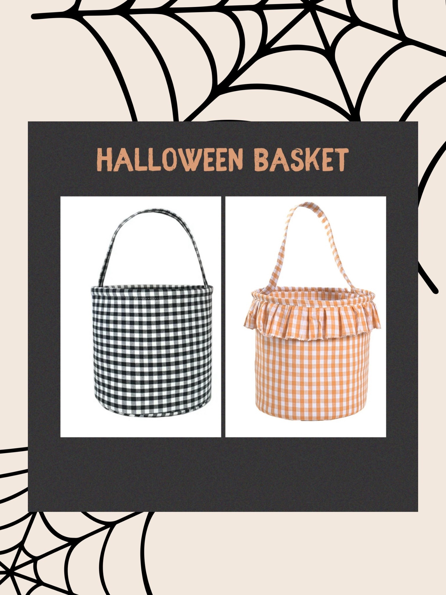 Halloween basket idea keepsake. Toddler basket. Baby basket. Kid basket. Monogram a name on it and reuse it every year!! So cute. Walmart find. Affordable option for a high dollar look  

#LTKFallSale #LTKHalloween #LTKKids