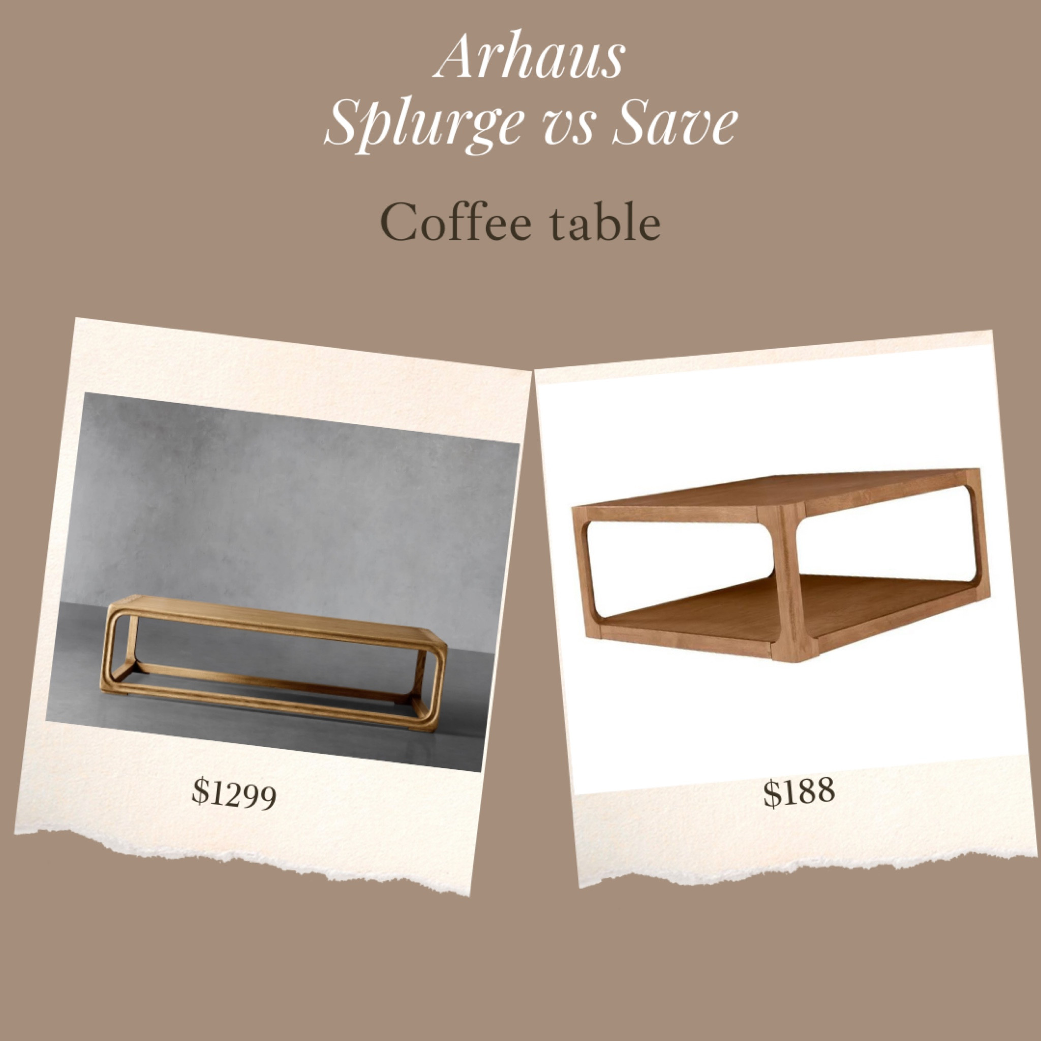 Brand new Walmart coffee table!!! Reminds me so much of arhaus or the discontinued martens line from RH!!!

#LTKSaleAlert #LTKFallSale #LTKHome