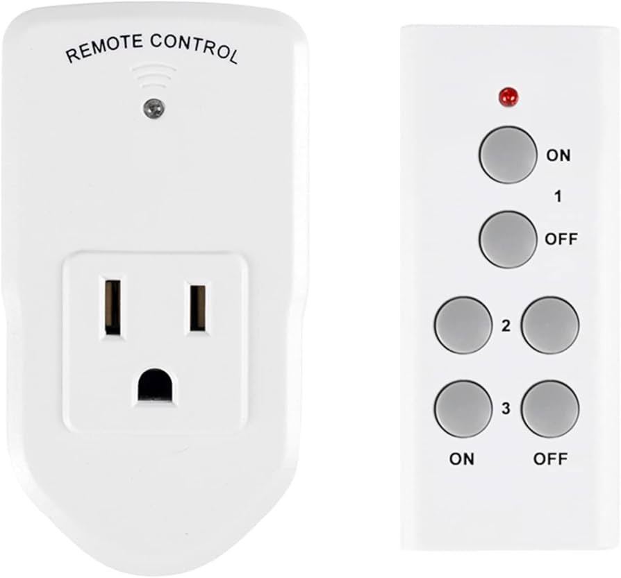 BN-LINK Wireless Remote Control Electrical Outlet Switch for Lights, Fans, Christmas Lights, Smal... | Amazon (US)