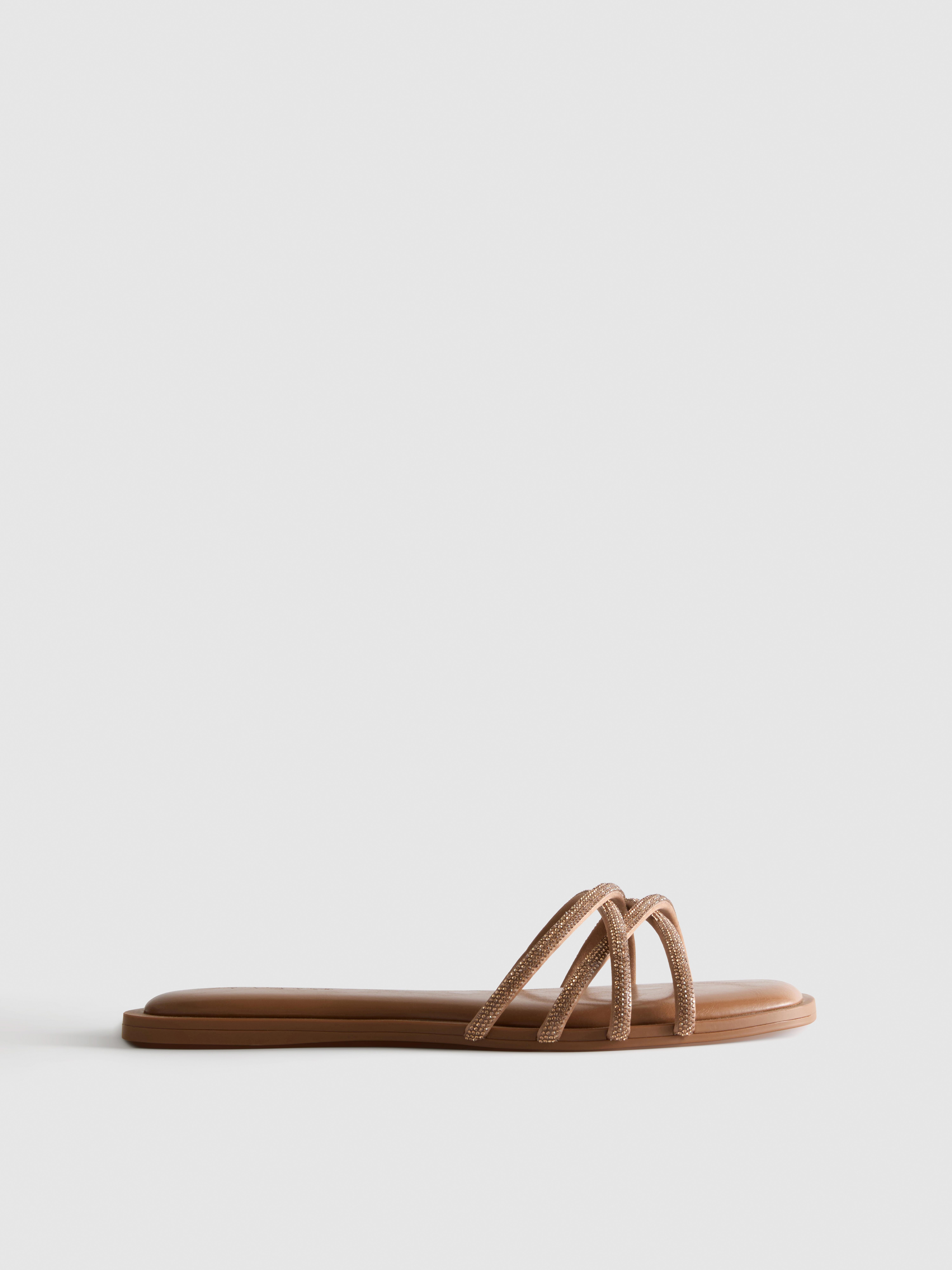 Diamanté Weave Mule Sandals | Primark UK
