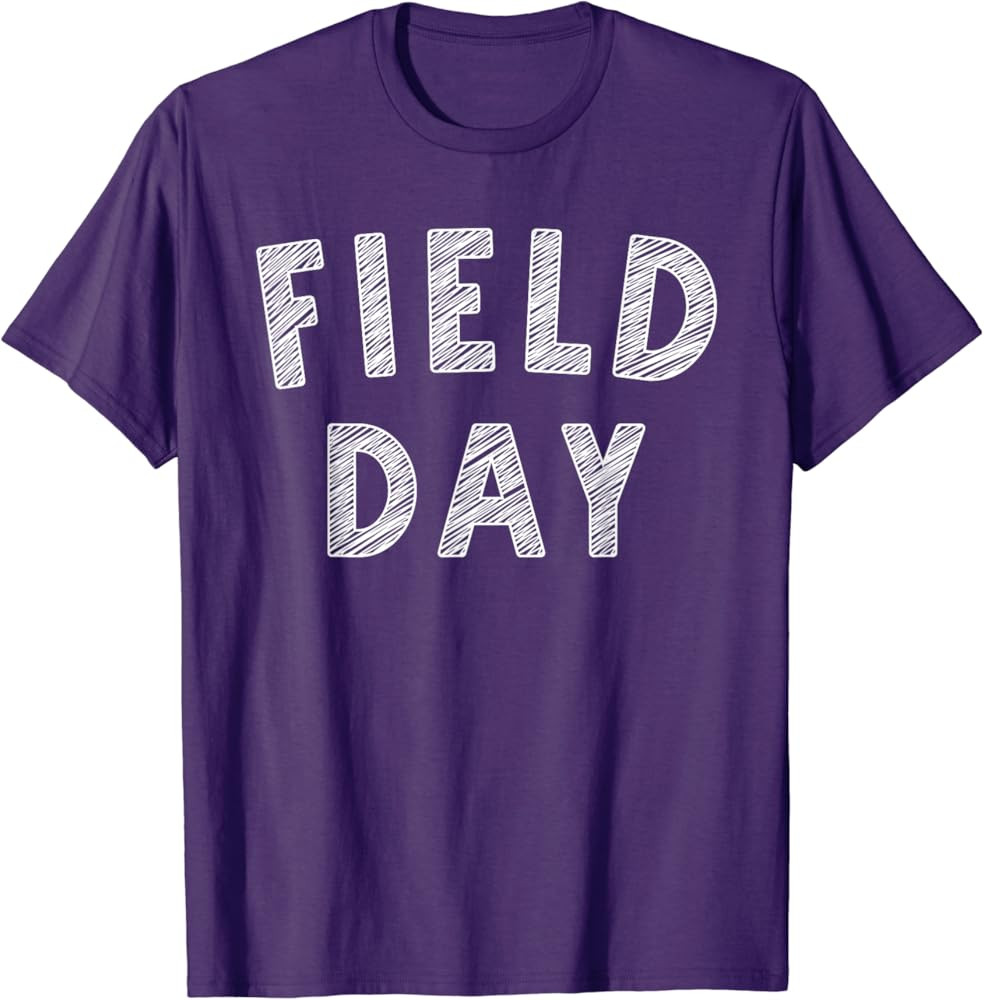 Field Day 2024 Team Purple For School Teachers Kids & Family T-Shirt | Amazon (US)