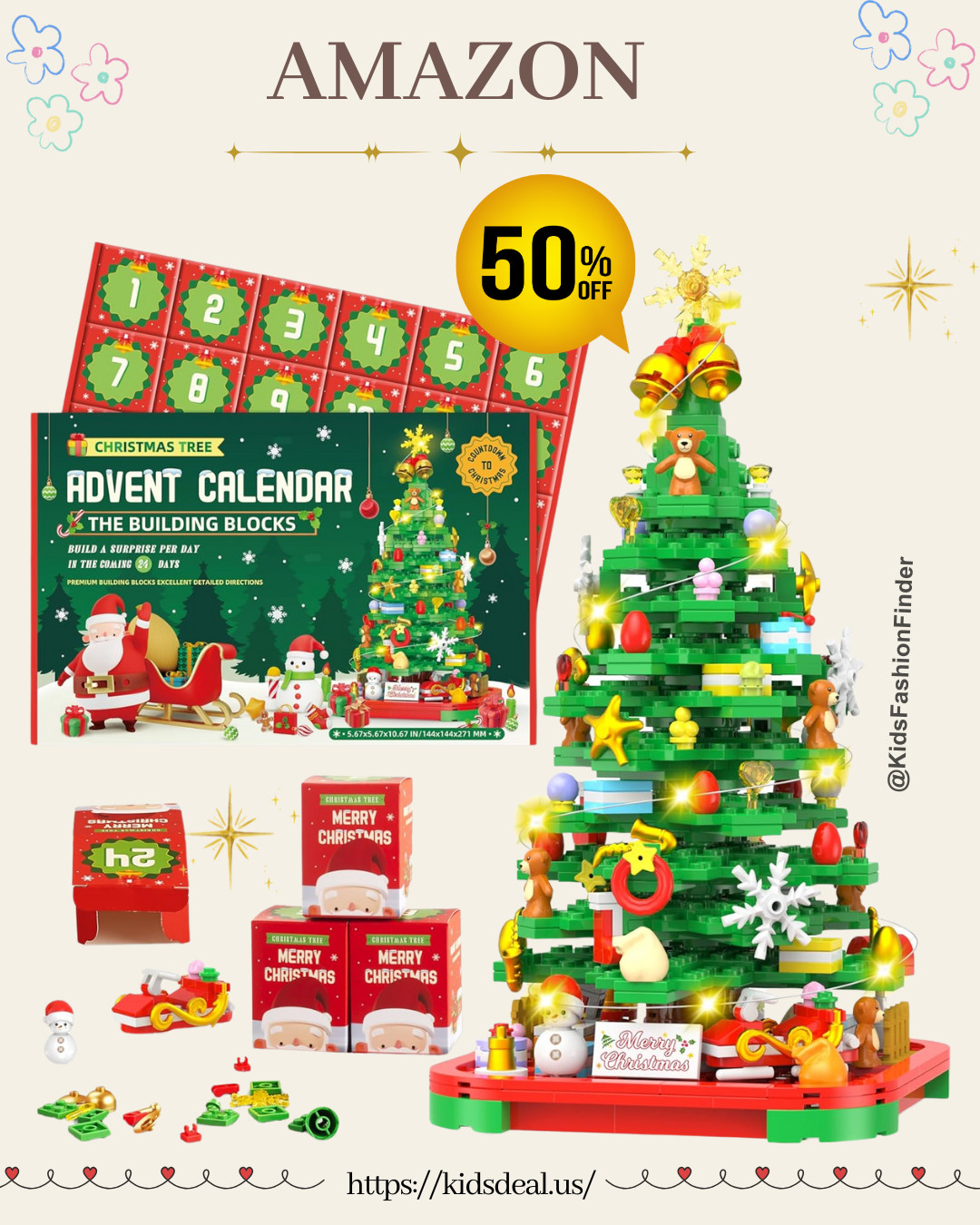 🎄✨ Holiday magic in the making! 

Our little builder is OBSESSED with this Christmas Tree Block Set 🧱💚

It even comes with LED string lights for that cozy, glowing vibe ✨ 

Perfect for little hands (ages 5+) and makes the cutest holiday gift ever 💖

🎯 Now 50% OFF — don’t wait, these are flying fast! 🛒💨

#HolidayFun #ChristmasVibes #STEMToys #CreativeKids #AdventCalendar #GiftIdeas #KidsFavorites #BuildingMagic #MomLife #ChristmasDecor


#ChristmasToys #STEMPlay #HolidayMagic #GiftForKids #BuildingFun #AdventCalendar #ChristmasTree #CreativeKids 

 

#LTKSaleAlert #LTKKids #LTKFamily
