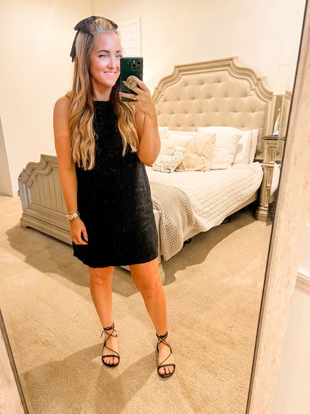 Dress - Small | 5’2” 140lbs

Little black dress | Hair Bow | Shift Dress | Tie Sandals | Amazon Fashion | Target Fashion | Summer Dress | Work Wear | Office Attire 

#LTKshoecrush #LTKworkwear #LTKfindsunder50