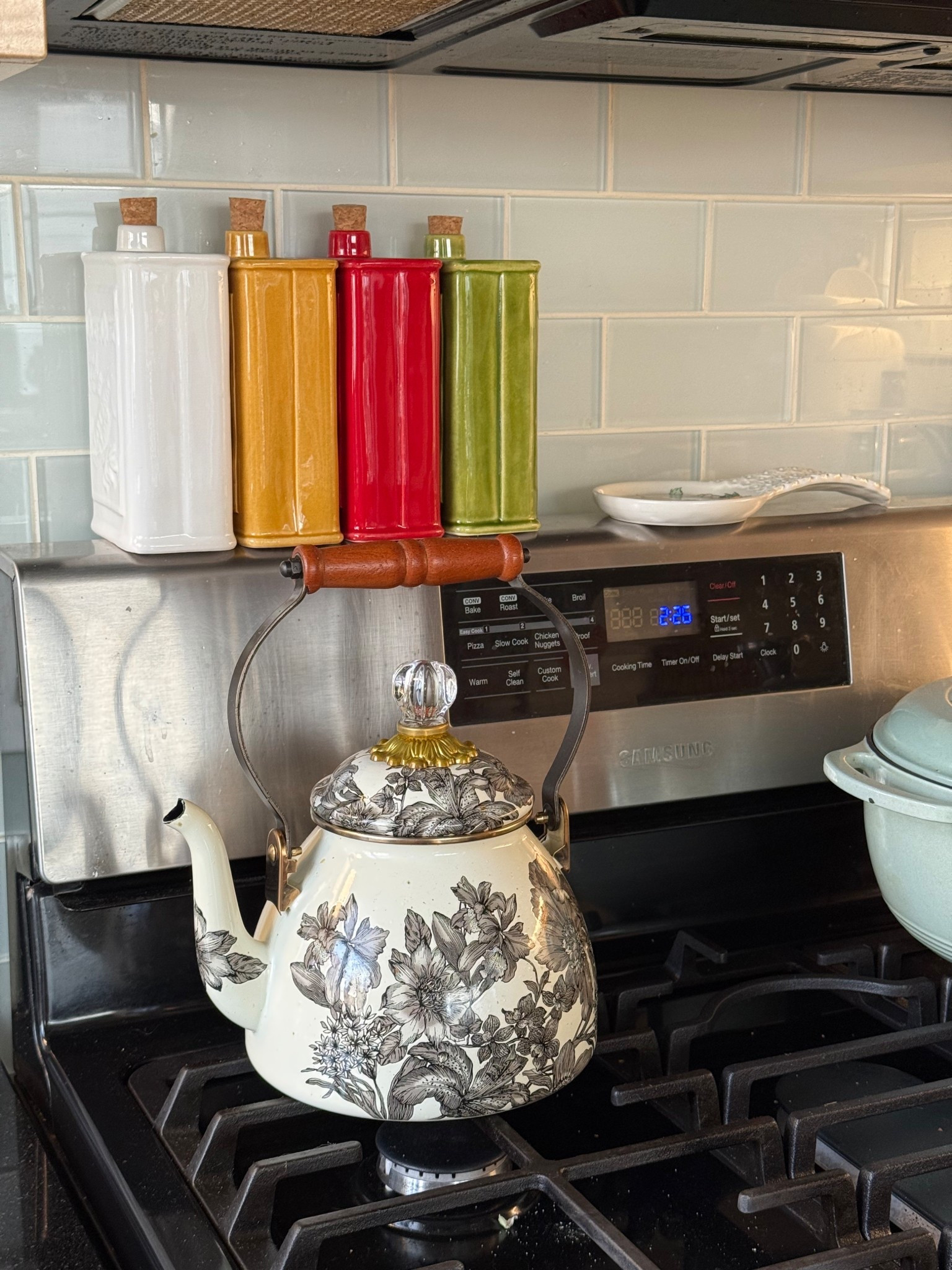 LOVE my new olive oil canisters! I plan on putting lemon olive oil in the yellow, basil in the green, chili in the red and garlic in the white! Highly recommend the brightland olive oils- my FAV gift to give the person that has everything. 

#LTKGiftGuide #LTKHoliday