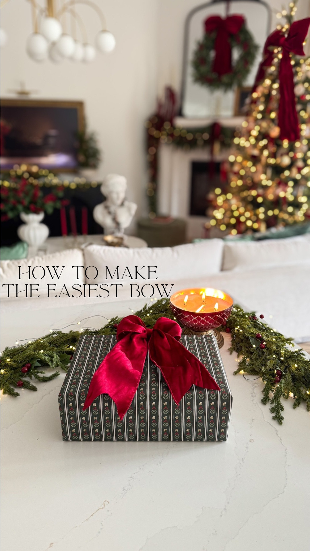 The easiest way to make a bow for Christmas gifts and the cutest gift wrap!

#LTKGiftGuide #LTKSeasonal #LTKHoliday