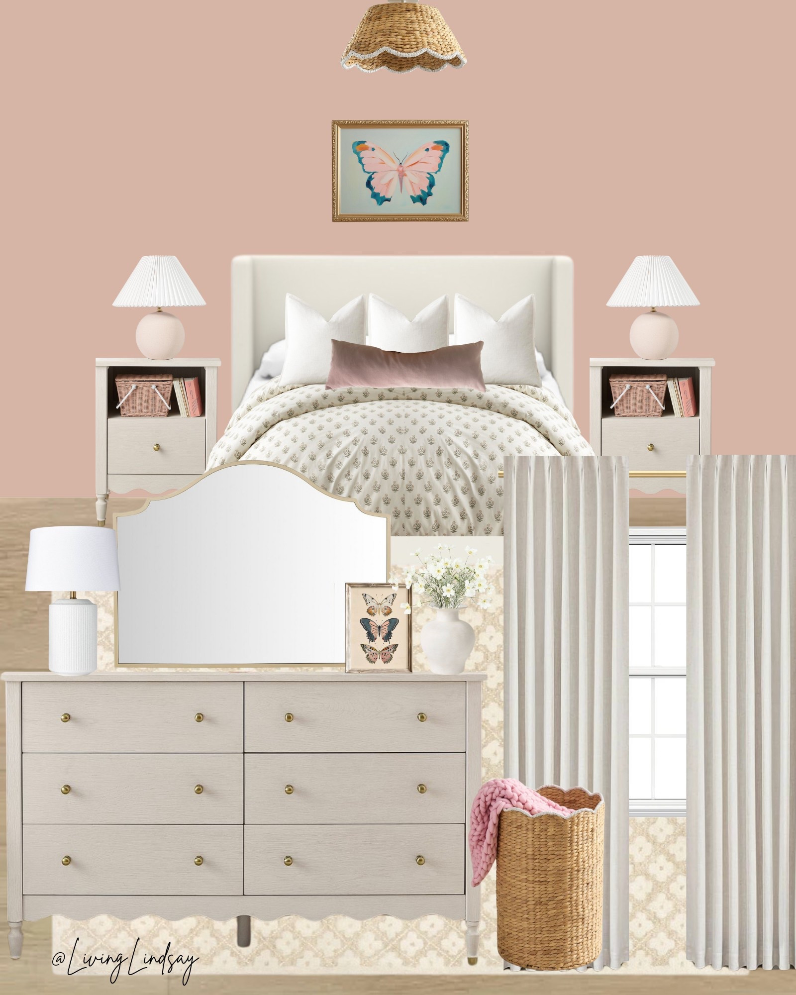 Girls bedroom, teen girl room, girl room, neutral spaces, kid spaces, teen bedroom, bedroom furniture  

#LTKFamily #LTKKids #LTKHome