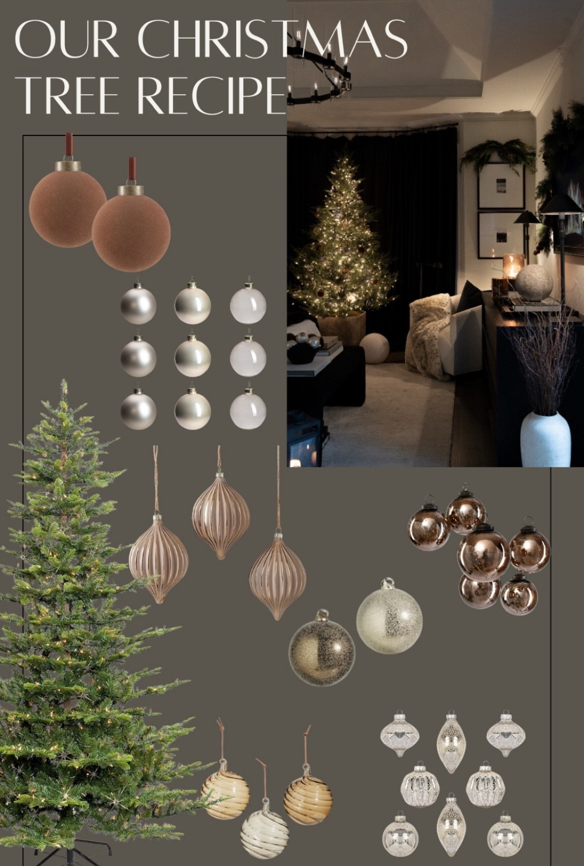 Our Christmas decor made easy! Our favorite faux Christmas tree and ornaments (baubles).


#LTKSeasonal #LTKHoliday #LTKHome