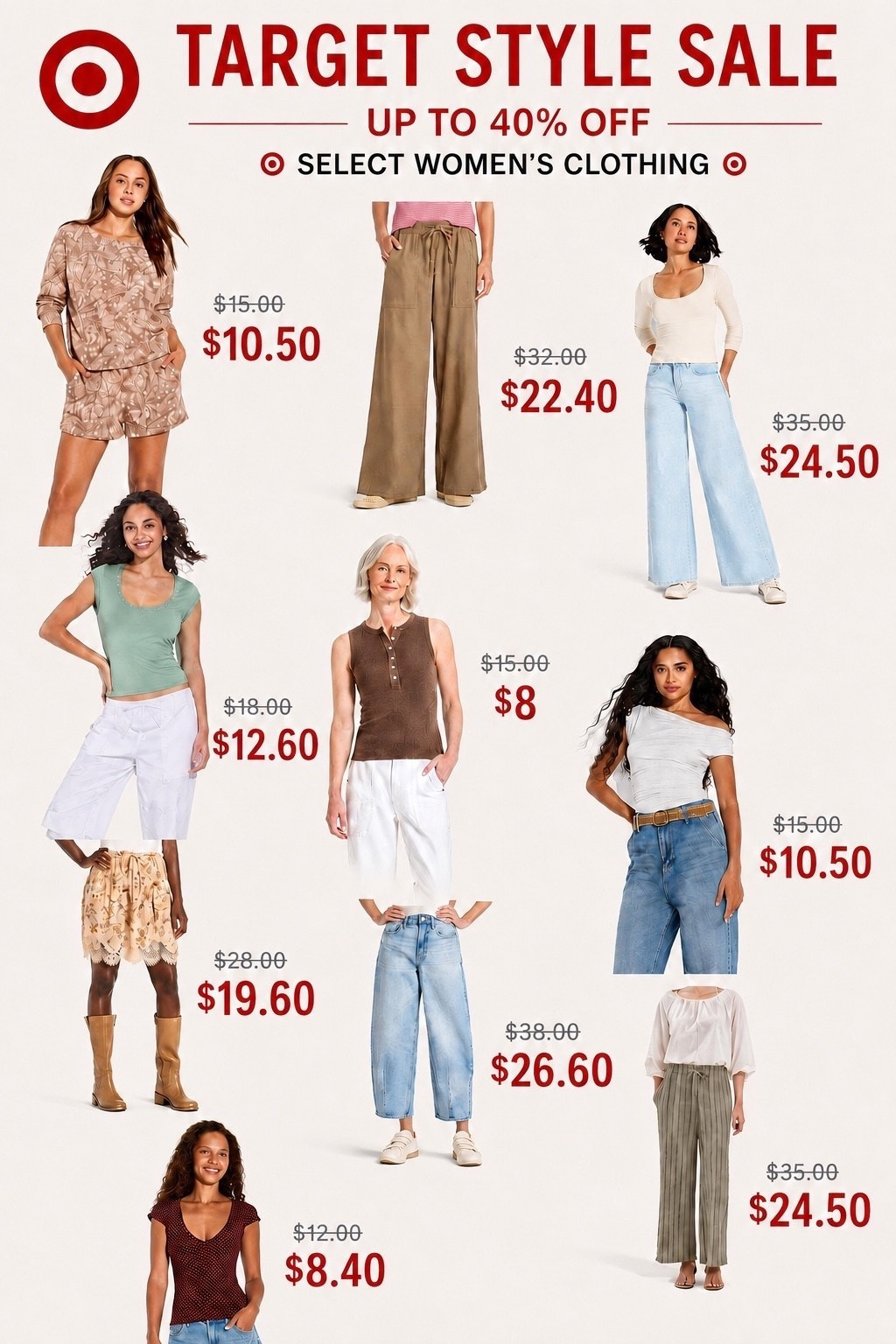 🤍Up to 40% off select Women’s clothing at Target! 🎯 So many good pieces that will transition into fall 🍂

#LTKdayinmylife #LTKgrwm #LTKootd