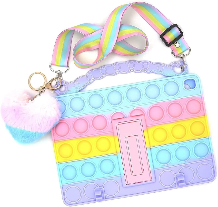 Kids Popit Case for iPad 9th Generation iPad 8th/7th Generation, Shockproof Kids Protective Case ... | Amazon (US)