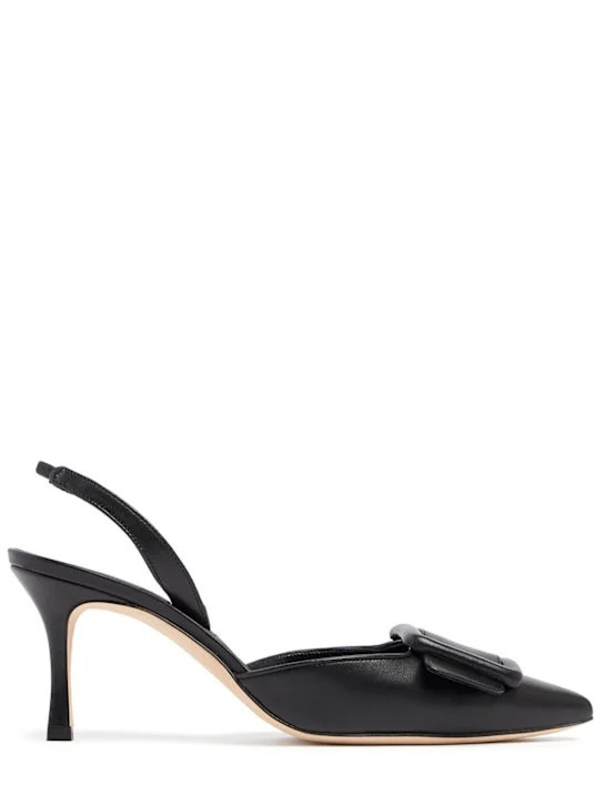 70mm Maysli leather slingback pumps | Luisaviaroma