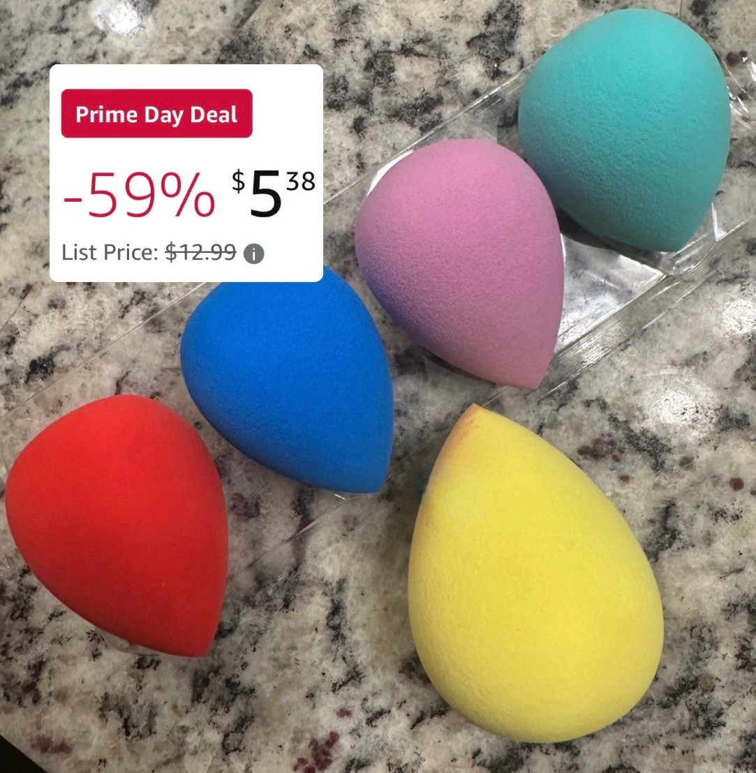 PRIME DAY beauty find: makeup sponges 

#LTKBeauty #LTKSaleAlert