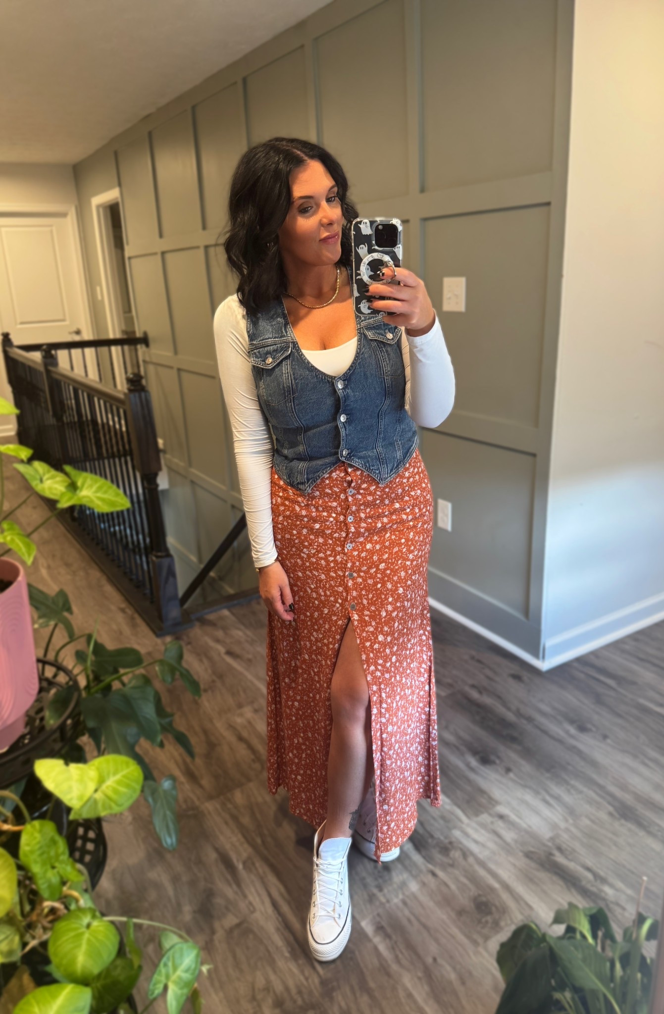 Denim and mixed prints! Transitioning closet pieces to fall looks!

Linked similar skirts! 

#fallootd #falllooks #momootd #edgychic 

#LTKStyleTip #LTKSeasonal #LTKFallSale