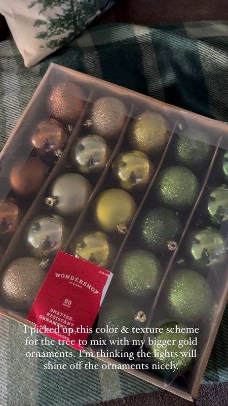 assortment of glittery and matte ornaments, Christmas tree ornaments

#LTKHoliday #LTKVideo #LTKSeasonal