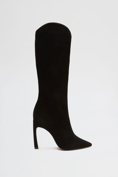 Schutz Maryana Sculpt Leather Knee-High Boot in Black, Women's at Urban Outfitters | Urban Outfitters (US and RoW)
