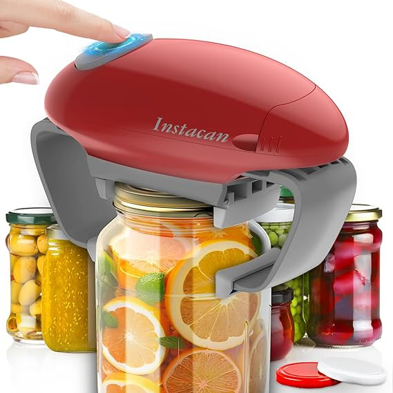 Higher Torque and One Touch Electric Jar Opener Easy Remove Almost Size Lid with Auto-Off, Powerf... | Amazon (US)
