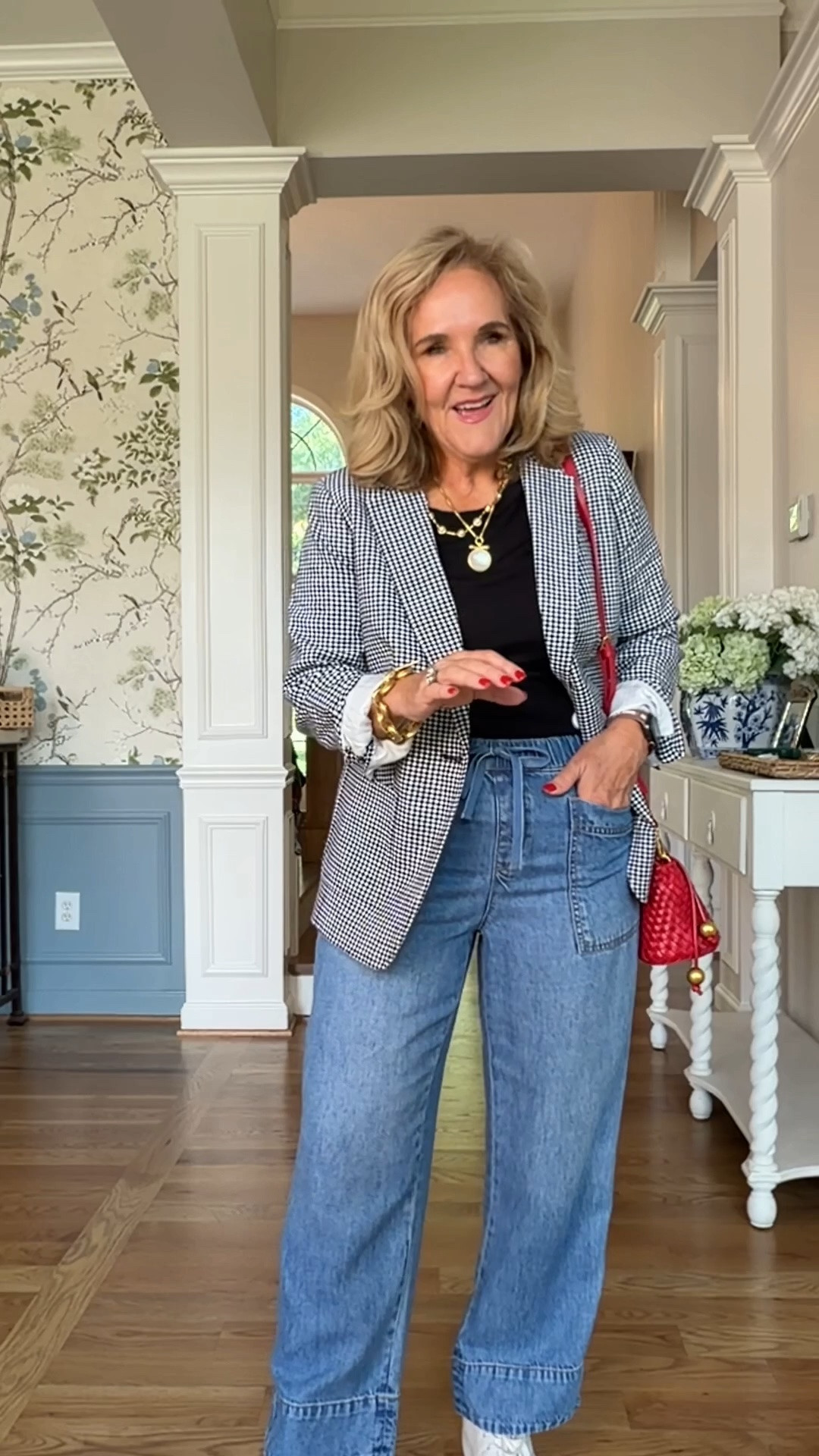 Shop the Talbots sale and grab these styles to wear all summer long!
Sizing below
Linen blazer 10 petite
Linen pants 6 Reg
Linen Shorts 8 petite
Textured sweatshirt medium
White sweater medium
White tee medium
Blue floral jeans size 6 reg

This would be a great travel outfit or I’ll look for on vacation in a city for sightseeing

#LTKSaleAlert #LTKOver40 #LTKWorkwear

#LTKTravel