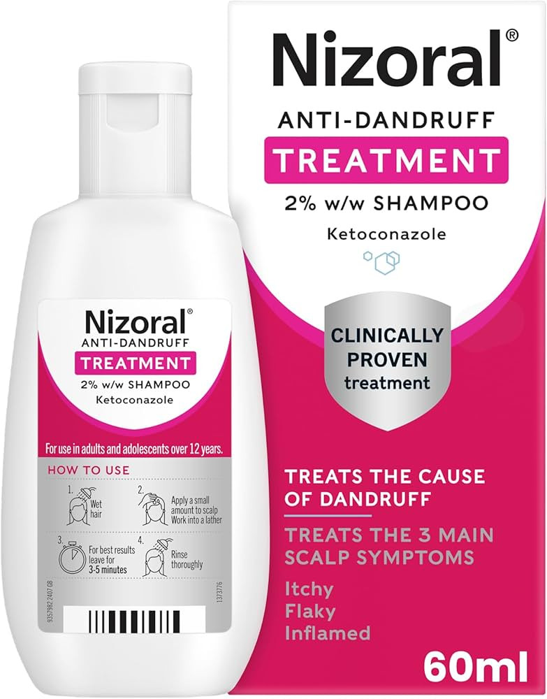 Nizoral Anti-Dandruff Treatment Shampoo, Treats and Prevents Dandruff, Clinically Proven to Contr... | Amazon (UK)