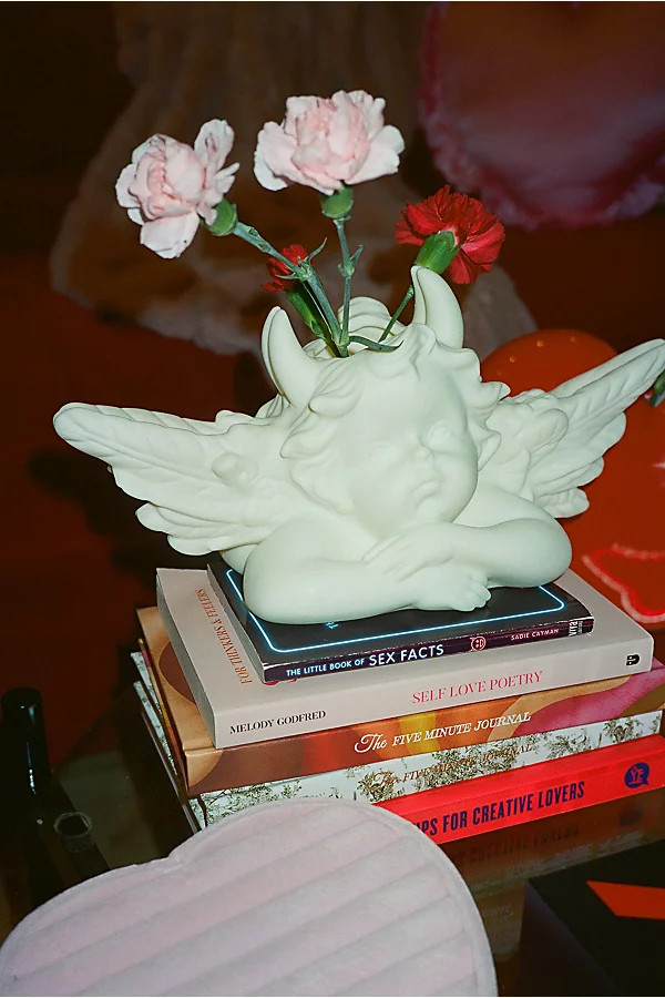 Boys Lie Cherub Vase in Cream at Urban Outfitters | Urban Outfitters (US and RoW)