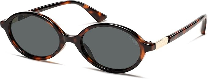 SOJOS Polarized Retro Oval Sunglasses for Women, Chic Vintage 90s Y2K Sunnies UV400 Trendy Design... | Amazon (US)