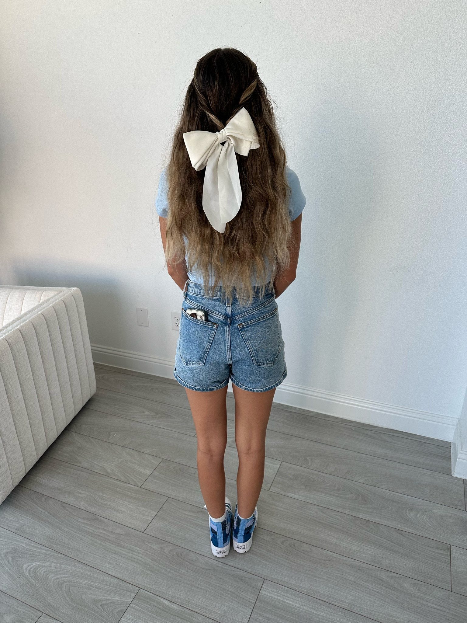 Okay this outfit is sooo cute!!! The bow just ties the whole outfit together! 

#LTKstyletip #LTKU #LTKshoecrush