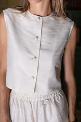 Blair Top - Blanc | Julia Amory