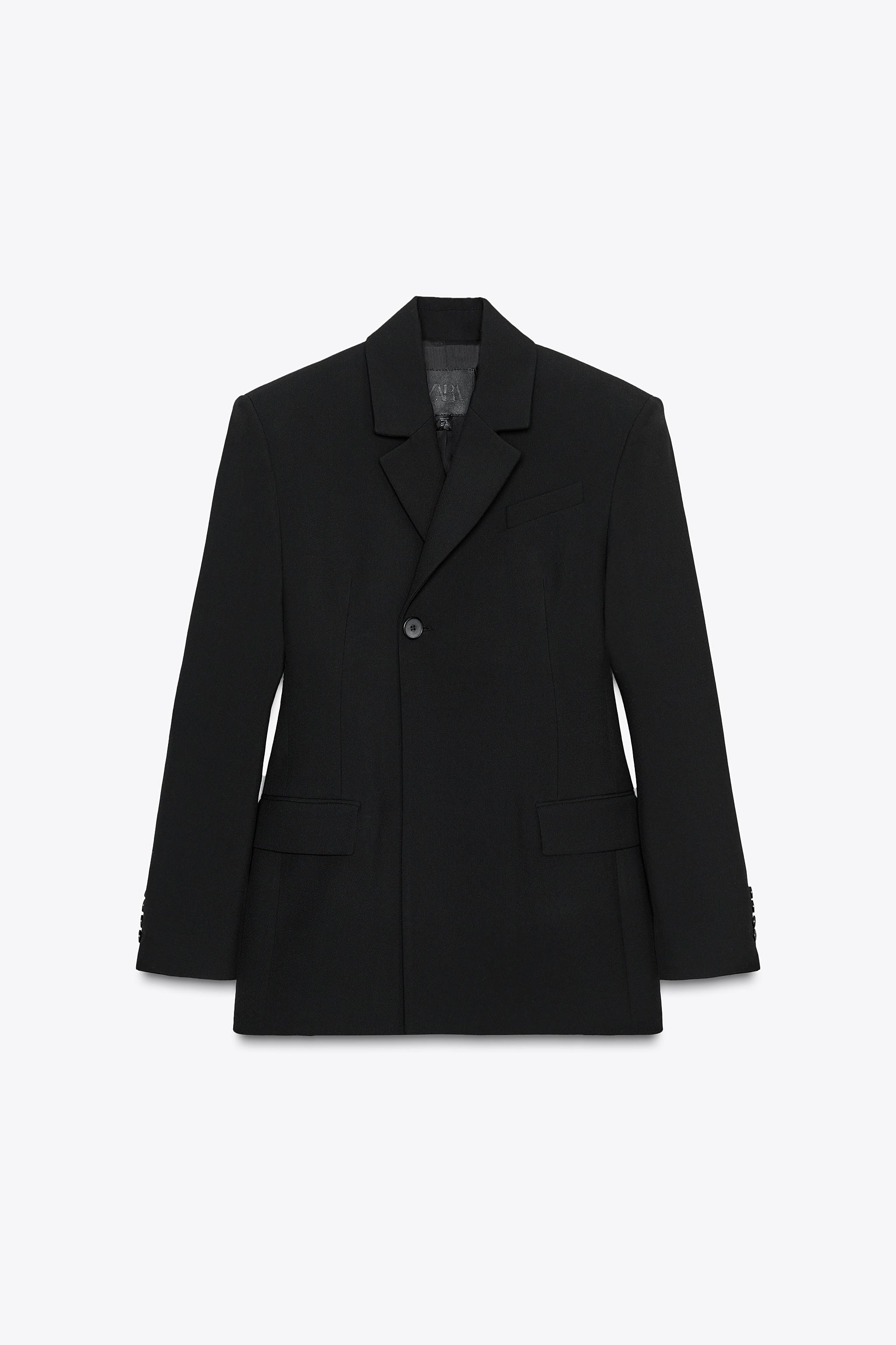 ZW COLLECTION FITTED BUTTON BLAZER | Zara US