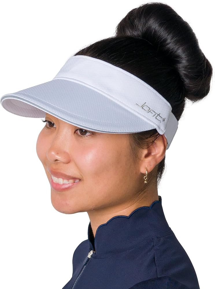 Jofit Apparel Women’s Athletic Clothing Jo Visor for Golf & Tennis, One Size, White | Amazon (US)