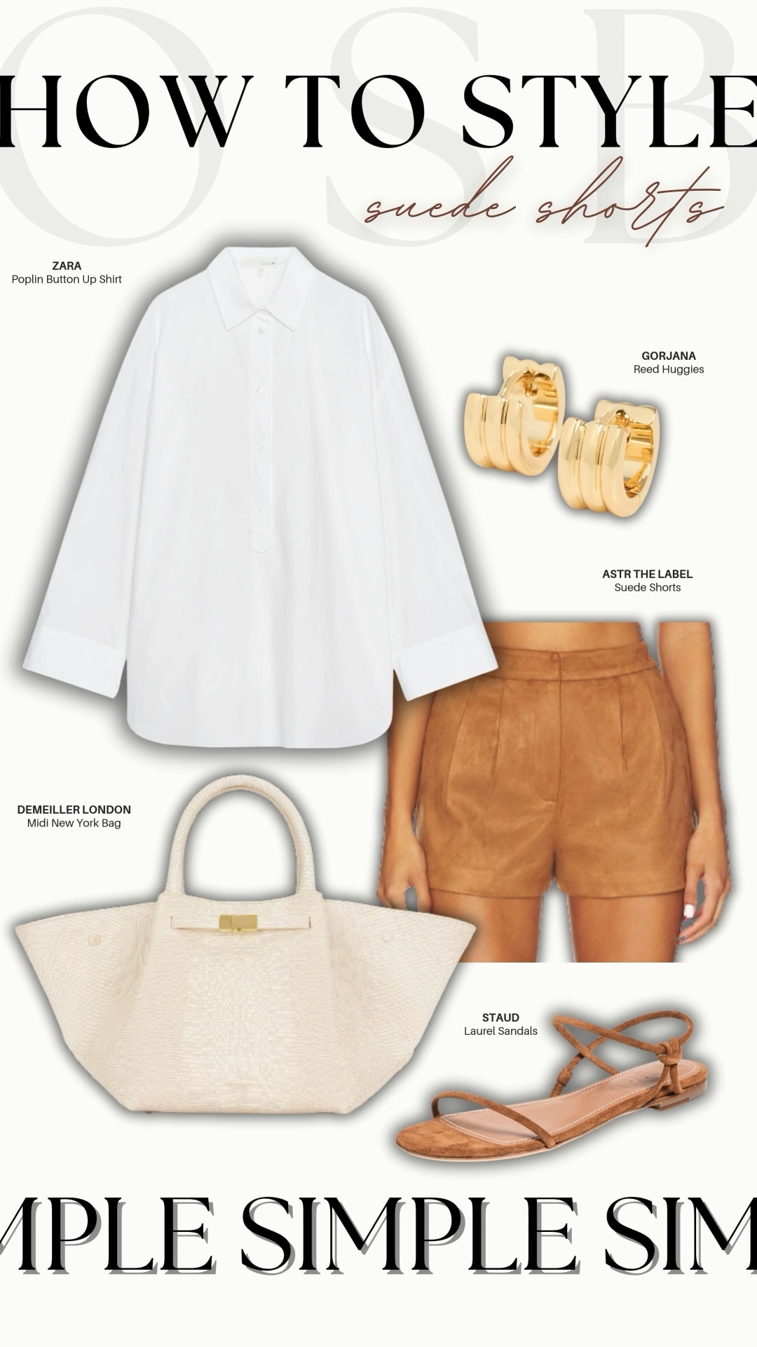 ASTR the Label suede shorts styled simple! 🤍

#LTKStyleTip